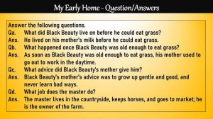 My Early Home Questions Answers New Oxford Modern English Grade 3