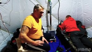 Зимняя рыбалка Омск ( затон Шубняк)