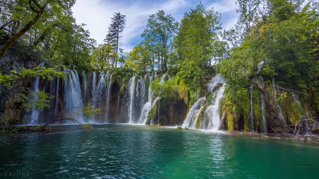 Relaxing Sounds of the Worlds Nature Jewel - Waterfalls of Plitvice Lakes - Epi