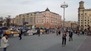 - 4K - Москва.  Пушкинская площадь / Moscow. Pushkinskaya Square.