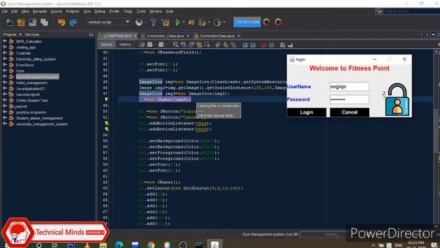 02 - Gym Management System in java - Login | Java project | Netbeans, Mysql Database | step by step смотреть онлайн