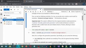 Installing AudioCraft Locally (generate sound effects and music) on Windows
