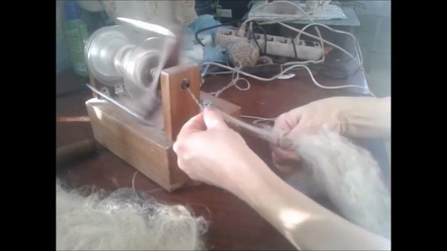 ПРЯЛКА/ прядение шерсти/процесс