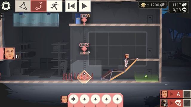 Юджин Bridge Constructor The Walking Dead Прохождение 1.1-1.7