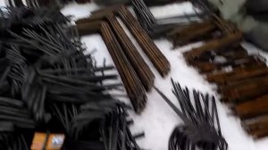 Изделия из арматуры для зимней заливки фундамента