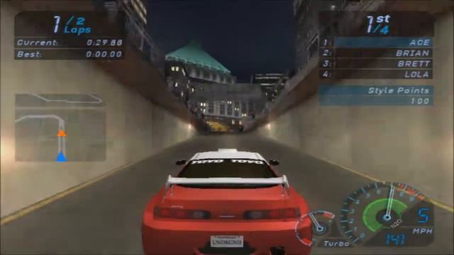 PS2 CLASSIC: Need for Speed Underground 1 - Fantasy Race смотреть онлайн