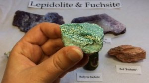 Crystal & Mineral Education: LEPIDOLITE & FUCHSITE