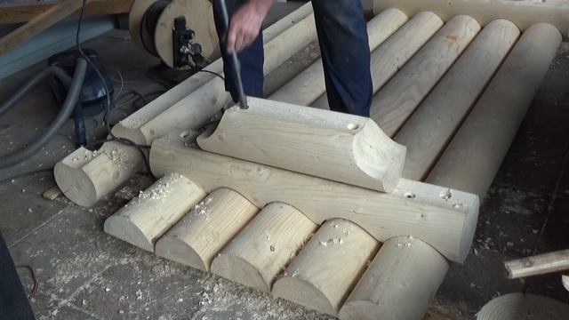 Как собрать мебель из оцилиндрованного бревна? смотреть онлайн