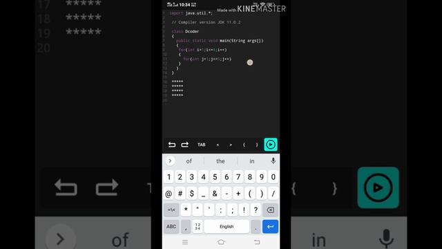 Java Class 10 ICSE (Pattern Programming) Part 1