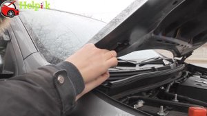 Установка упоров капота (амортизаторов) на Mitsubishi Pajero Sport 3 (www.upora.net)