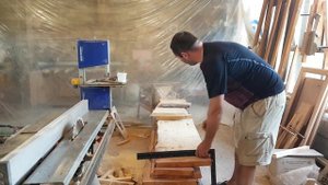 куб не обрезной доски