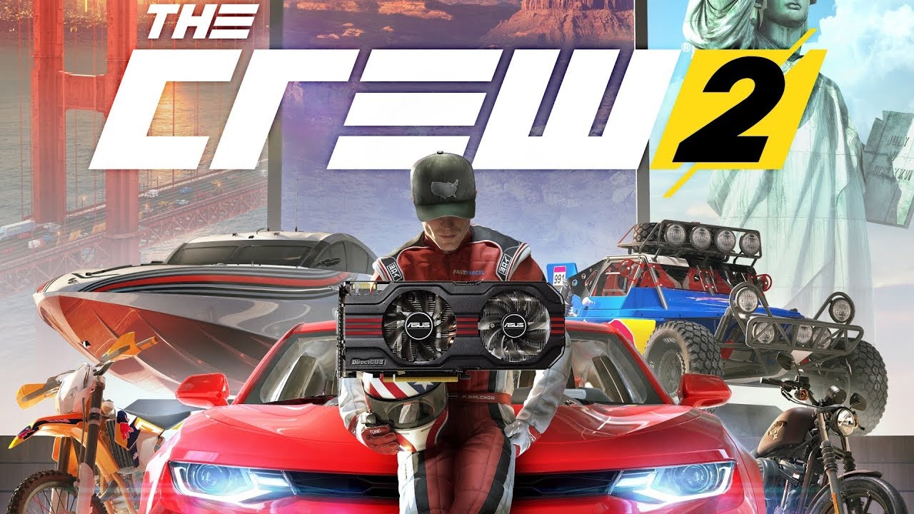 The Crew 2 на слабой видеокарте (устаревшее, перезалив)