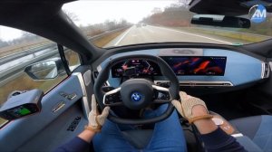 BMW iX 50 (523hp) | 0-100 & 100-200 km/h acceleration? | in 4K