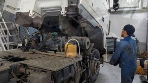 ЗАМЕНА ТУРБИНЫ У DAF 105.410