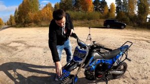 BSE PH 125 STUNT питбайк. Обзор, тест-драйв, наваливание на заднем