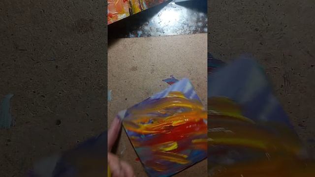 Свободное рисование акрилом ! смотреть онлайн