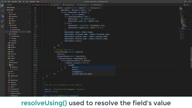 Laravel Nova | Create and Update Data Row to different table | Path 2