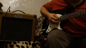 Cort G110 и Kustom Sienna 16 -  Электрогитара и комбик Обзор звука