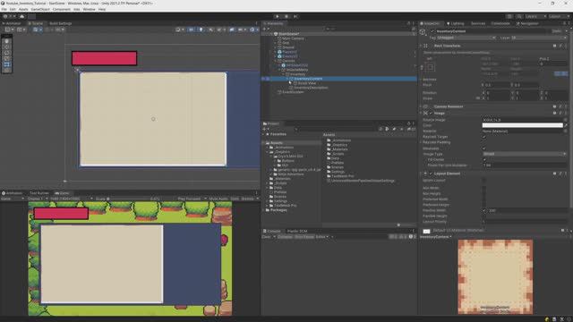 4. Сетка с прокруткой (Scroll View) в Unity - Инвентарная система в Unity смотреть онлайн