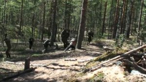Пейнтбол. Игра в лесу. Весенний сезон. paintball.mp4