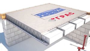 Несъёмная комбинированная опалубка  монолитных перекрытие MARKO-ГРАС