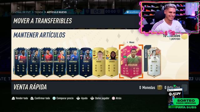 ME TOCA UN FUTTIES QUE ME FALTABA EN LOS SOBRES DE 10 +86!! | FIFA 23 смотреть онлайн