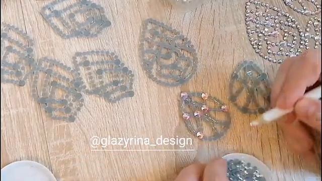 DIY как сделать серьги. Украшения из фетра и страз для танцев, Belly dance earrings jewelry