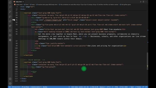 Google Meet Website Clone - HTML CSS JavaScript -  Code With Pankaj