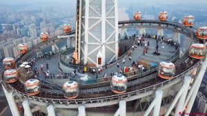 Кантонская башня (Canton Tower) - Достопримечательности Гуанчжоу.