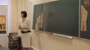 45.1 Цельнокроеный рукав с ластовицей. Предварительные построения на деталях переда и спинки