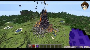 Майнкрафт без модов КАК СДЕЛАТЬ ВУЛКАН в Minecraft