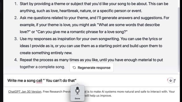 Get Your Lyrics On with ChatGPT: Writing Songs! How Chat GPT Writes Lyrics смотреть онлайн