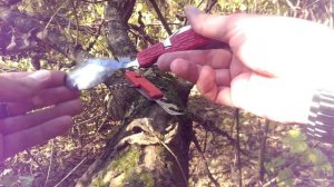 Складной туристический нож с вилкой и ложкой 2019.Обзор