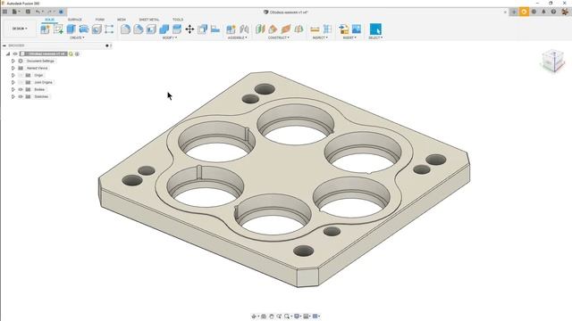 Лайфхак Fusion 360: как включить инструменты Simplify в рабочем пространстве Design смотреть онлайн
