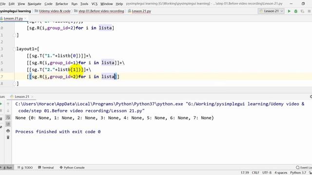 Python GUI with PySimpleGUI - easy learn 21