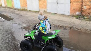 Kayo 70. Первый заезд на квадроцикле!!!