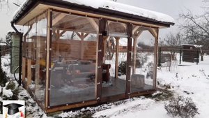 мягкие (жидкие) окна для беседки