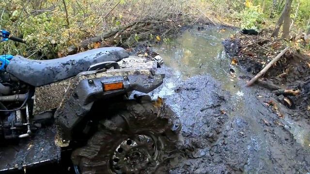 Самодельный квадроцикл с двигателем от ОКИ, тест в тяжелом бездорожье. Часть первая смотреть онлайн