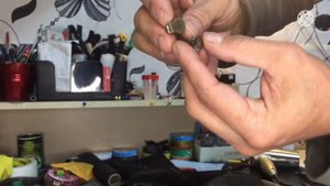 Замена бегунка на молнии сапога. Молния спираль 7