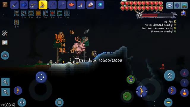 Terraria Mobile 1.4.3 Master Mode Deerclops