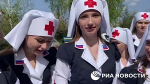 ГРУППА СЁСТРЫ ПОБЕДЫ поздравили бойцов на передовой.