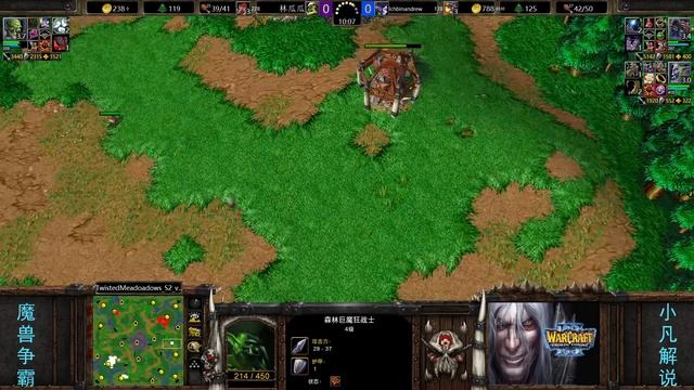 林瓜瓜复仇之战使坏招，偷袭对手基地，这下郁闷了！魔兽争霸3 смотреть онлайн