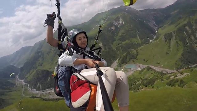 23072019ParaTourYes Gudauri, Georgia кавказ полет на параплане