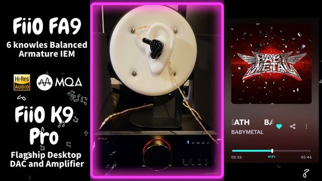 【Sound Demo】FiiO FA9 & FiiO K9 Pro ESS ♪"BABYMETAL DEATH"_BABYMETAL смотреть онлайн