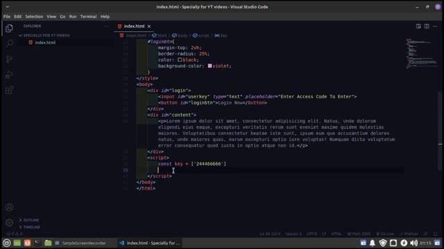 Build a Login Feature using JavaScript || @CodeWithHarry || @ThapaTechnical  || @codedamn  | #2022