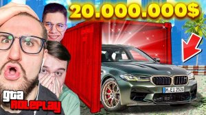 Я НЕ ВЕРЮ В ЭТО! 2 МЕЧТА ПОДРЯД! ВЫБИЛ НОВУЮ BMW M5 F90 CS ЗА 20.000.000$ ИЗ КОНТЕЙНЕРА! (GTA 5 RP)