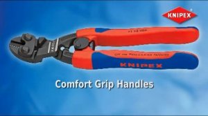 Болторез KNIPEX Mini Bolt Cutter в работе