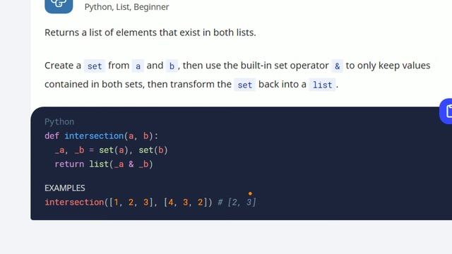 #24 intersection | 1일 1파이썬 | Python, List, Beginner | 30 seconds of code | 김왼손의 왼손코딩 смотреть онлайн