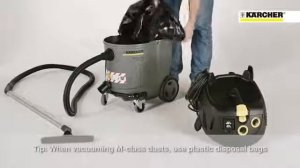 Kärcher safety vacuum cleaners M class   YouTube