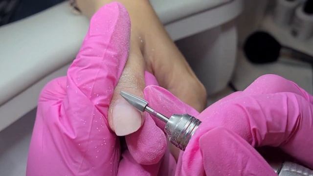 Коррекция ногтей на верхних формах/секрет быстрой коррекции/тонкие и прочные ногти/форма миндаль